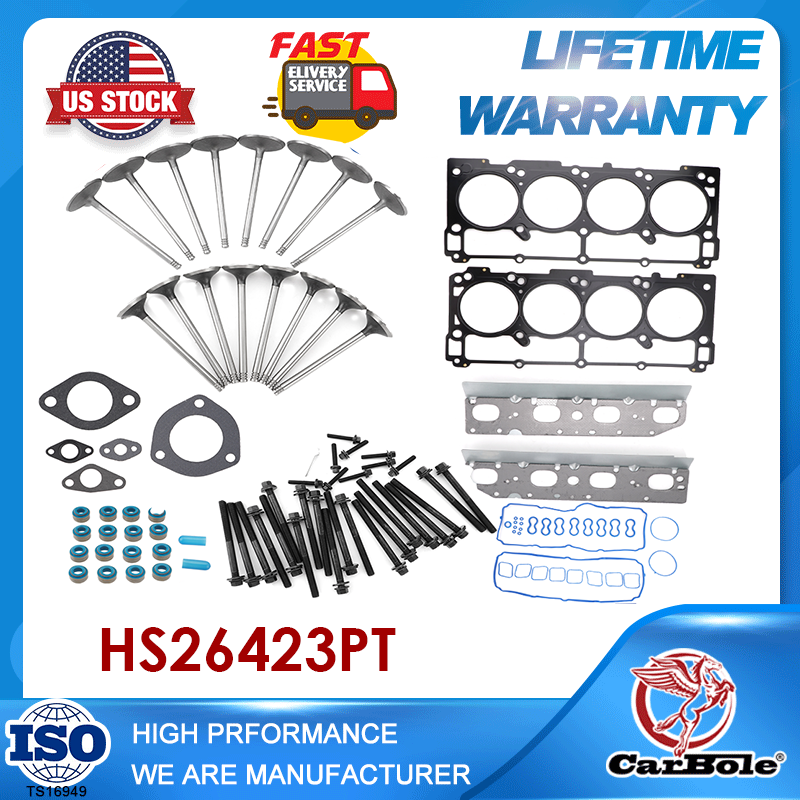 Cylinder Head Gasket Seals & Valve Kit Fit 09-20 Chrysler Dodge Jeep Ram 5.7L V8