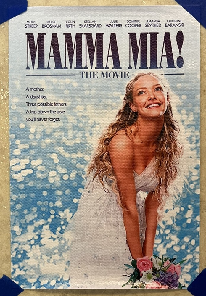 Mamma Mia! Movie Musical ✅ Canvas Poster Print Decorative Wall Art ✅ 8x12 inch