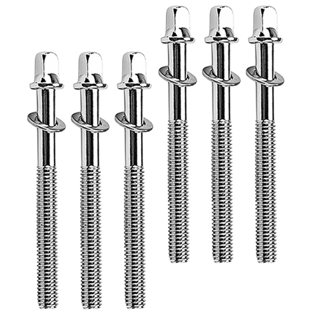 6-Piece Long Drum Lugs Set for Snare Tension & Jazz Mounting Replacement