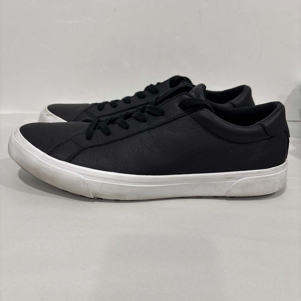 Eddie Bauer Haller Black Leather Sneakers Men’s 10.5