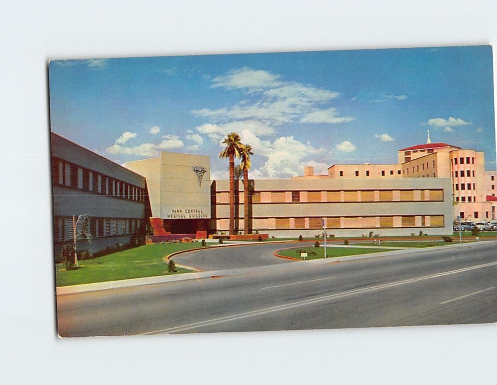 Postcard Park Central Medical Building Phoenix Arizona USA