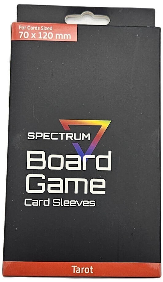 (50 Pack) BCW Spectrum Tarot Size 70x120mm Large Board Game Card Sleeves Clear