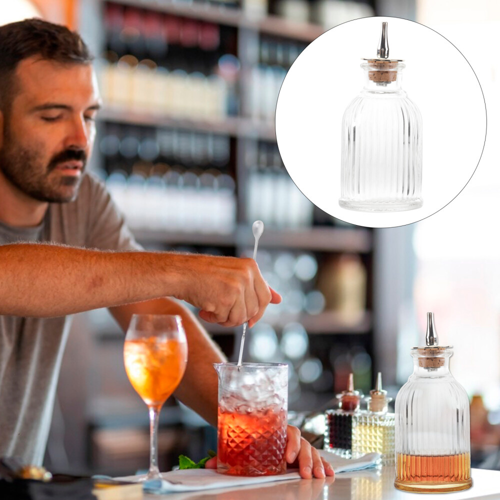 90 Ml Bitters Dispenser Clear Glasses Absinthe Bottle Whiskey-image