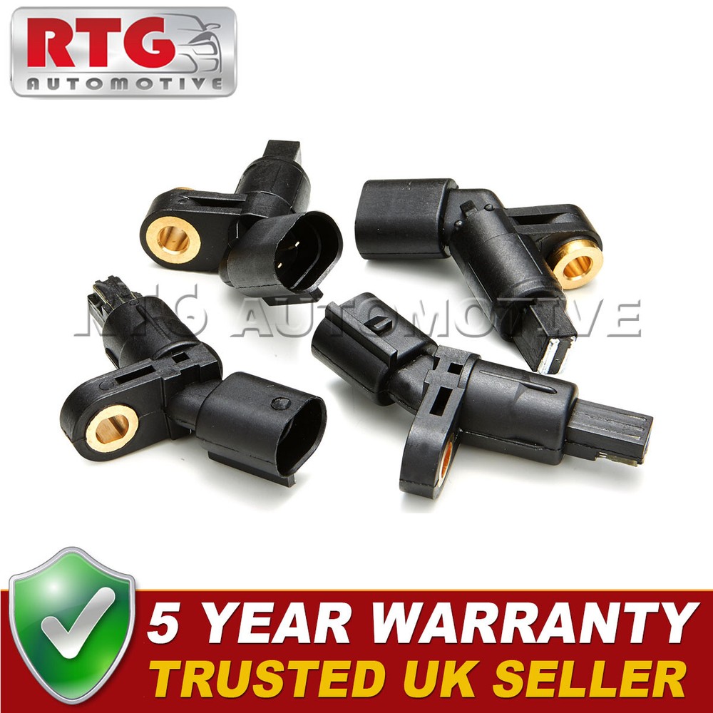 4x ABS Wheel Speed Sensors Front Rear Fits Audi A3 VW Golf Beetle Seat Skoda