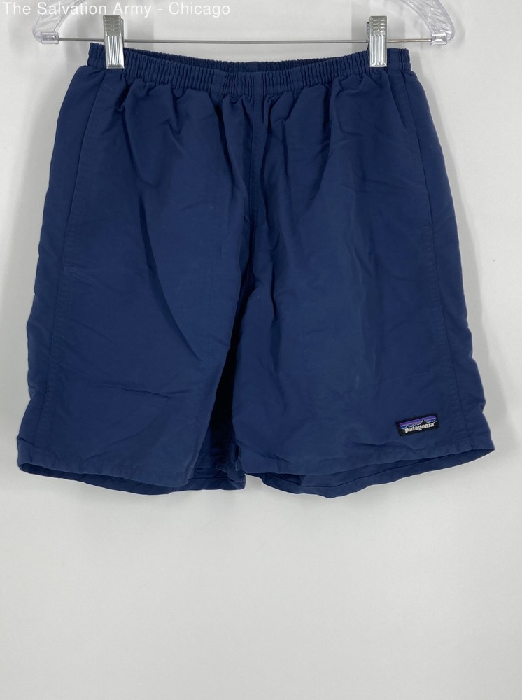 Patagonia Mens Blue Pull On Activewear Athletic Shorts Size Small