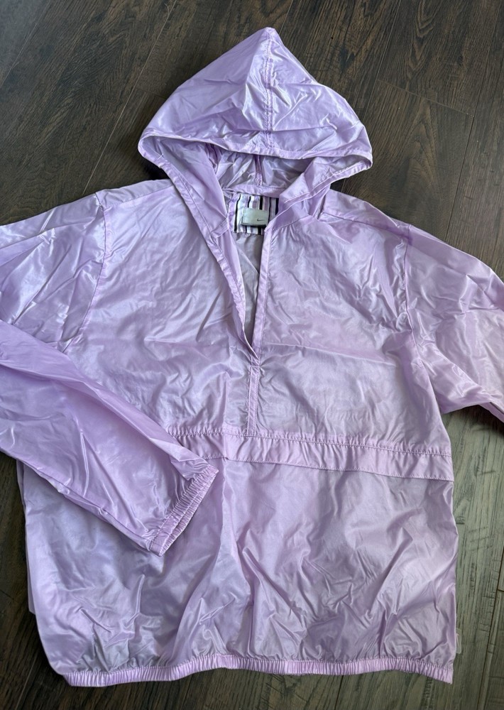 Nike Lavender Hooded Pullover Windbreaker! (women’s Large)