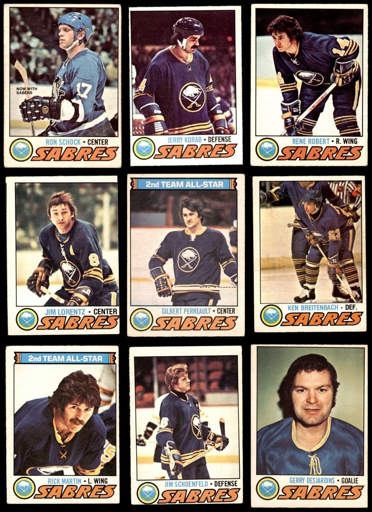 1977-78 O-Pee-Chee Sabres Near Team Set 2.5 - GD+ 6560704 (23 / 24 cards)