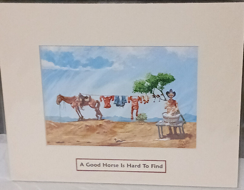 Western Artist Roy Boots Reynolds Cartoon Cowboy 1 8x10 prints Boots Reynolds