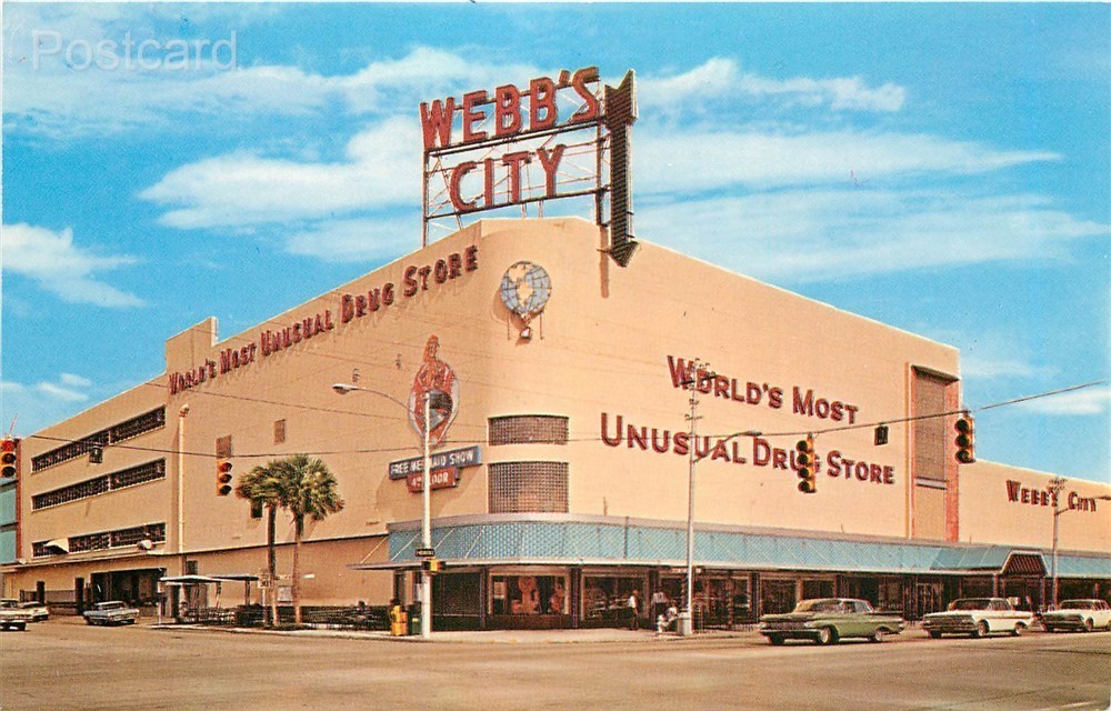 FL, Saint Petersburg, Florida, Webb's City, Drug Store, Ward Becket No. 14012-C