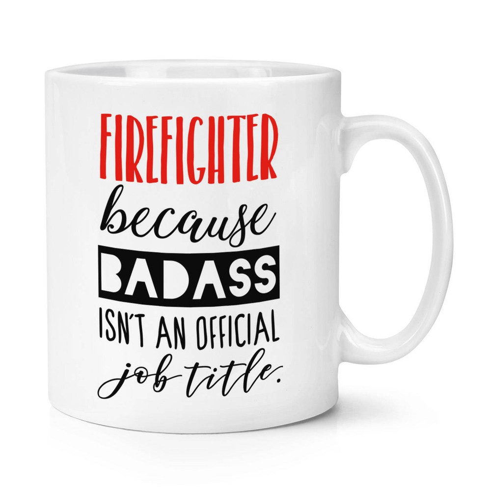 Brave Firefighter Coffee Mug – Badass Hero Appreciation Gift  