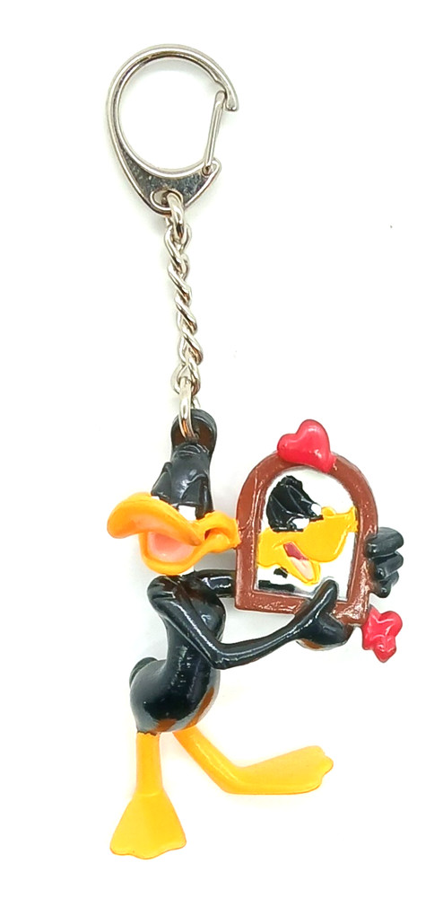 Vintage Daffy Duck Warner Bros. Keyring Keychain