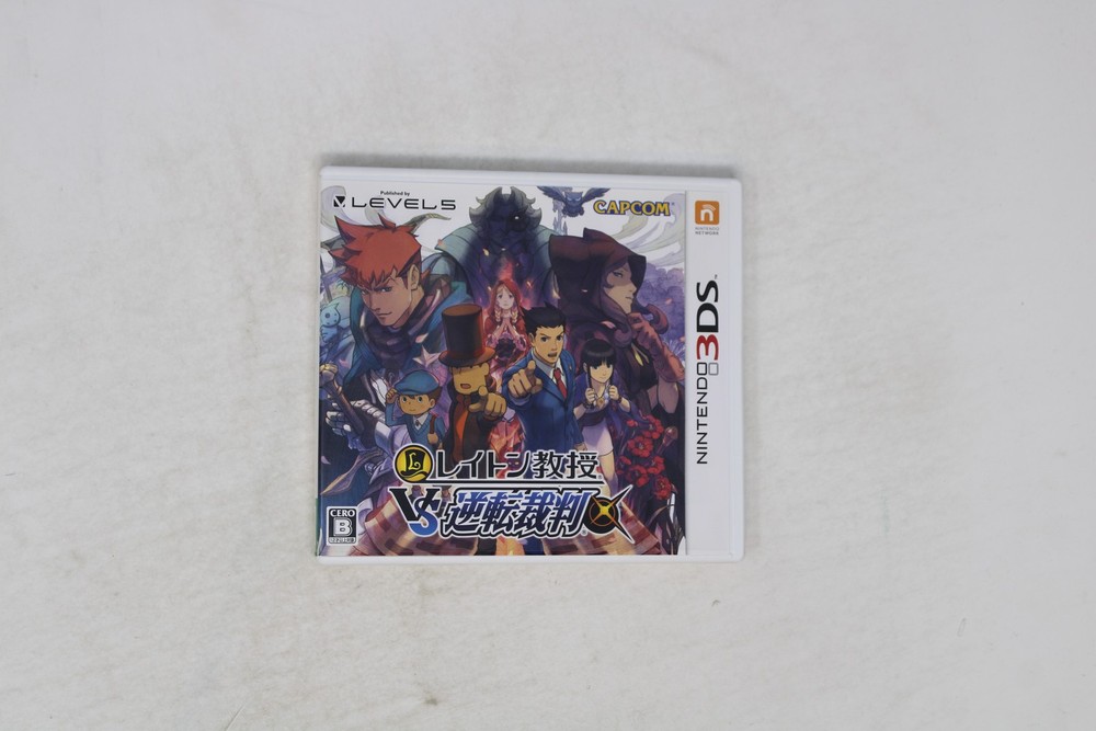 Professor Layton vs Phoenix Wright Ace Attorney Nintendo 3DS JPN(Region Locked)
