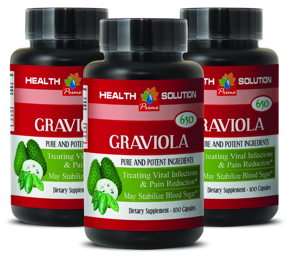 balance of nutrients - GRAVIOLA Leaf Extract 650 mg - Regular bowel movements -3