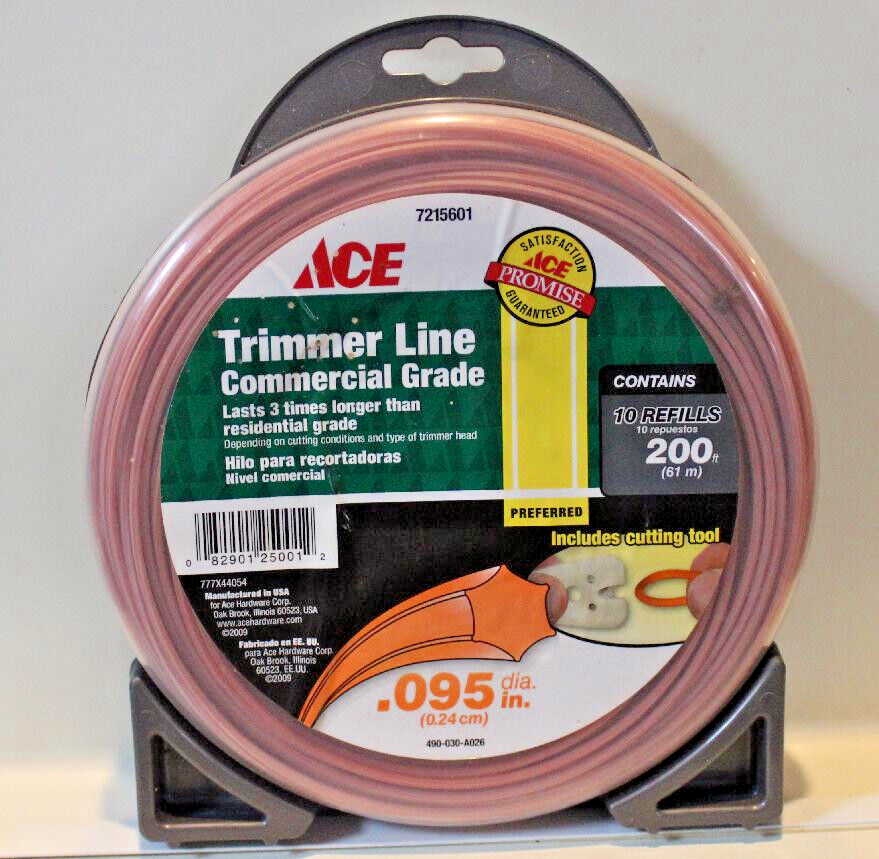 ACE Commercial Trimmer Line 200ft .095in Heavy Duty Faded Cut-image