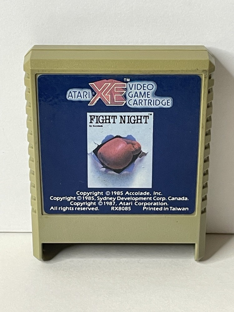 Fight Night Atari 400/800/XL/XE XEGS Cartridge Only Cleaned Tested
