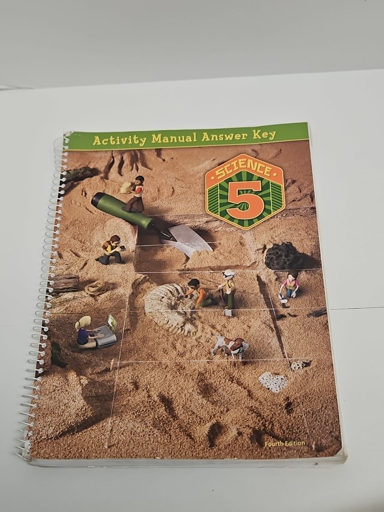 BJU Press Science 5 Activity Manual Answer Key Fourth Edition