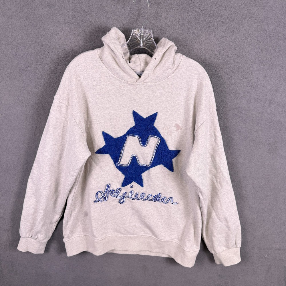 Aelfric Eden Hoodie Womens Medium Stellaris Embroidered Star Fleece Pullover