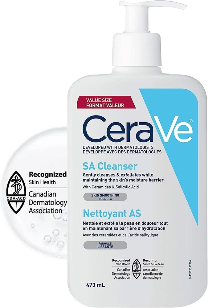 CeraVe Renewing SA Cleanser with Salicylic Acid 473ml-image