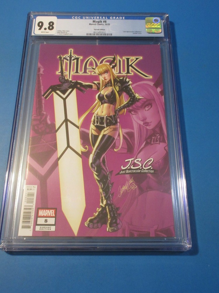 Magik #8 J Scott Campbell Variant CGC 9.8 NM/M Gorgeous Gem wow
