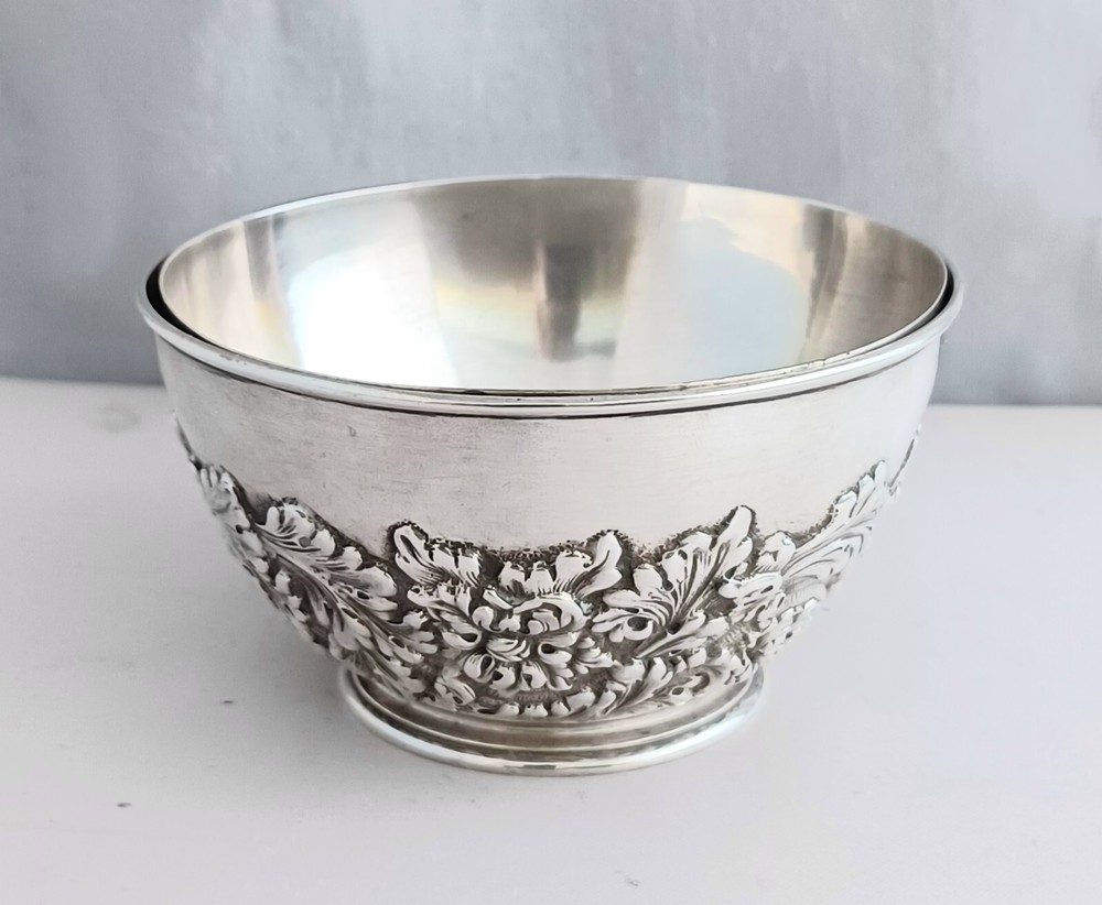 Tiffany Small Sterling 2 Piece Bowl w/ Liner 3 3/4