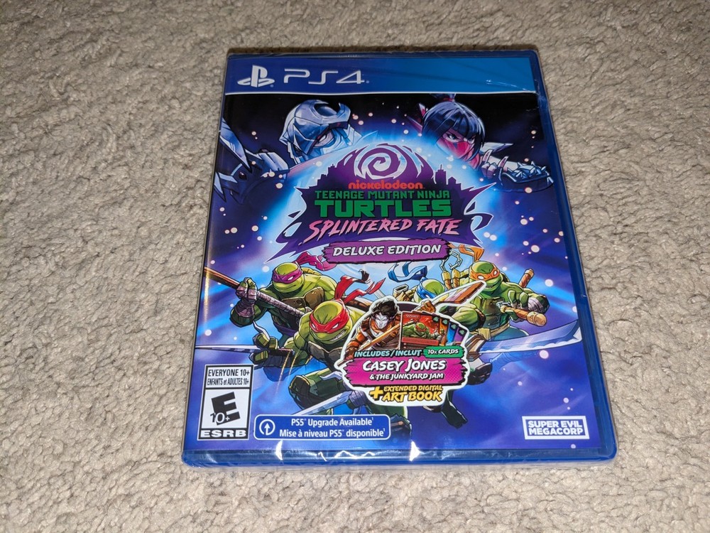 Teenage Mutant Ninja Turtles Splintered Fate Deluxe Edition PS4 NEW PLEASE READ