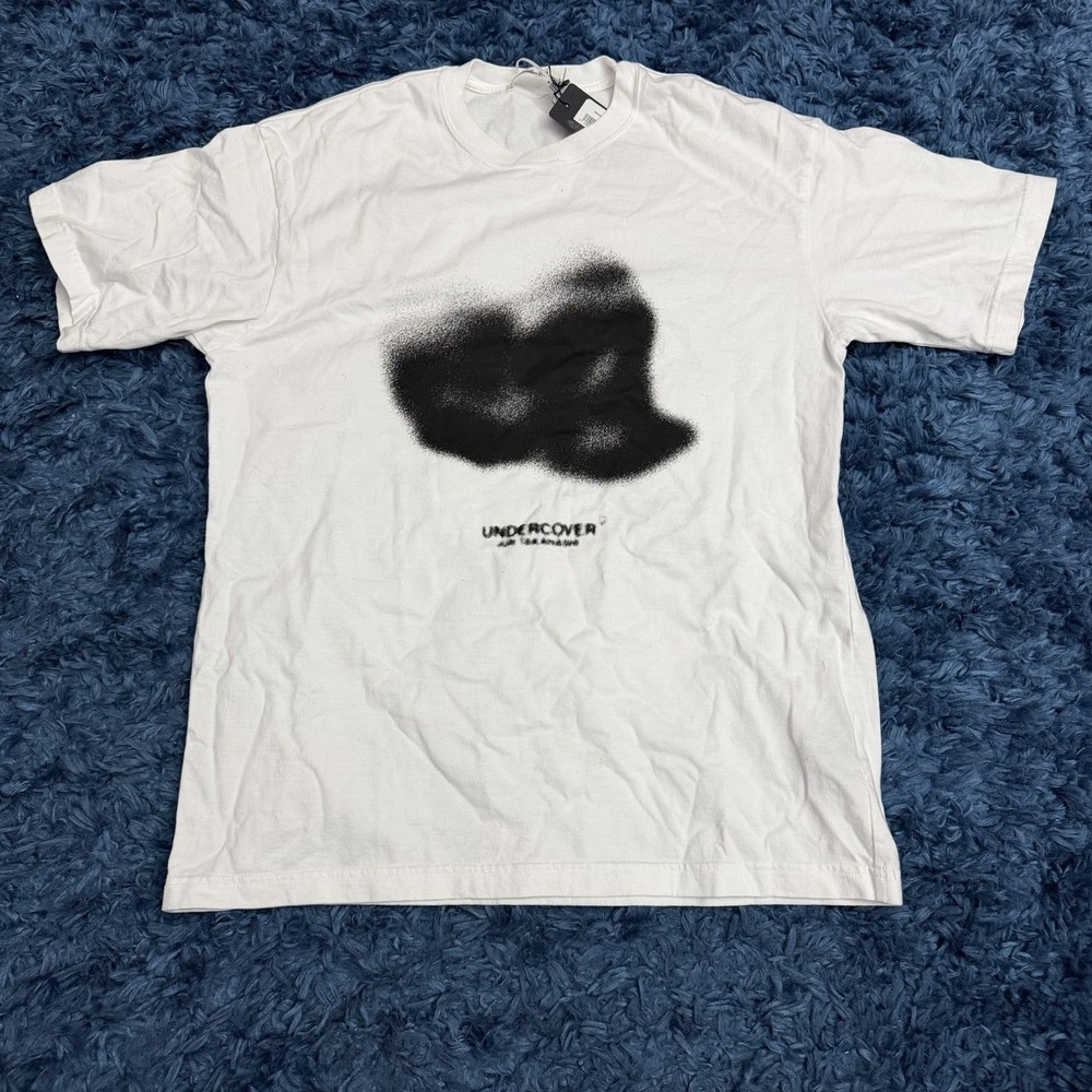 Undercover Men's White Black Graphic Print Tee T-Shirt Size 2