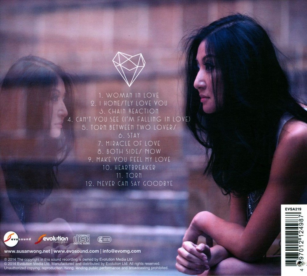 Susan Wong Woman In Love New Cd
