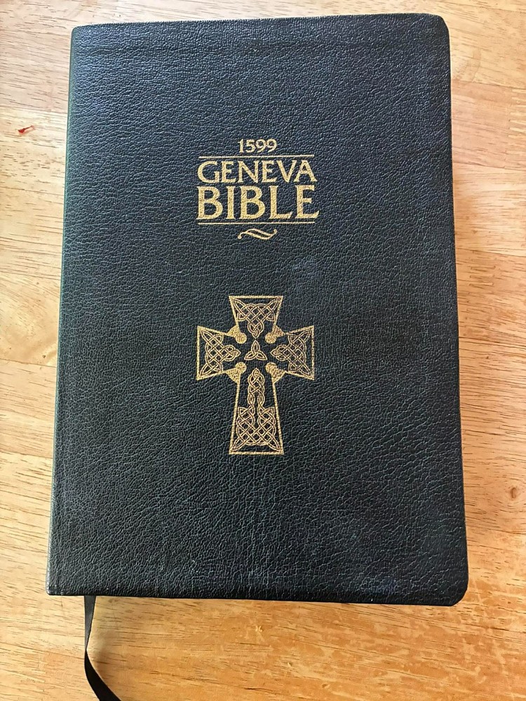 1599 Geneva Bible (Black Bonded Leather Edition)