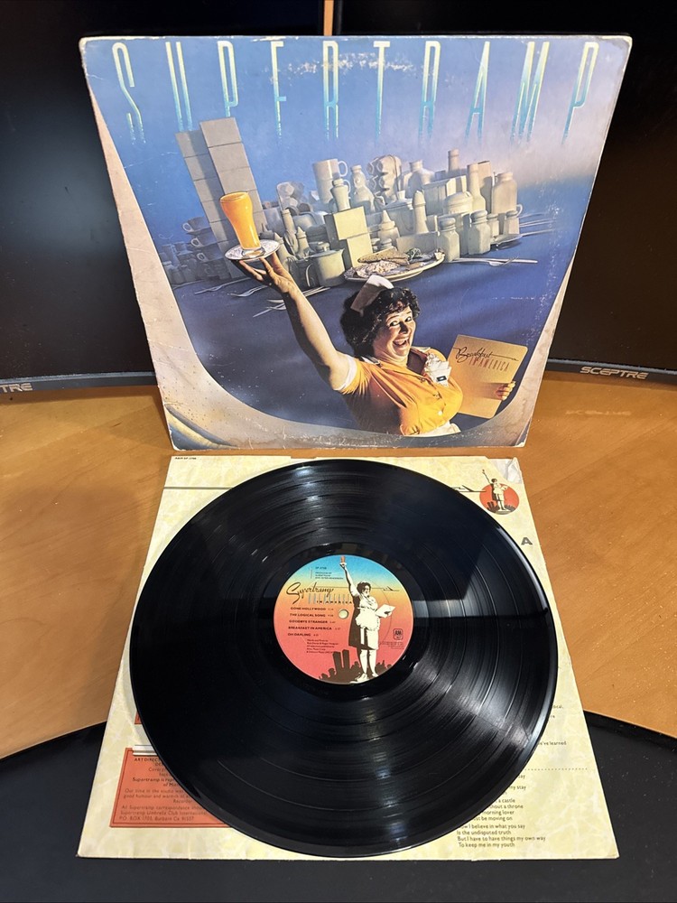 Supertramp – Breakfast In America, 1979 LP, A&M Records – SP-3708 B4 VG