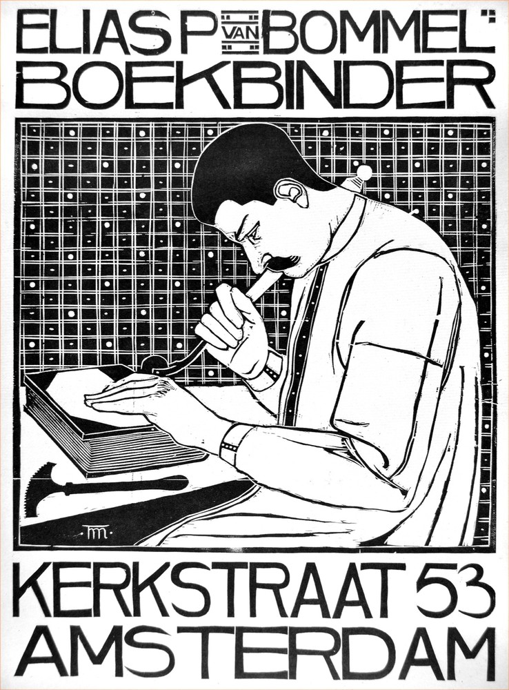 Elias Boomel Boekbinder Decorative Poster. Home Graphic Art Design 3991