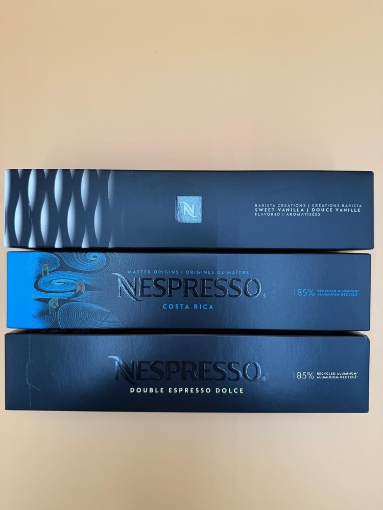 Nespresso Vertuo Sweet Vanilla Double Dolce Costa Rica 30-Count Variety Pack
