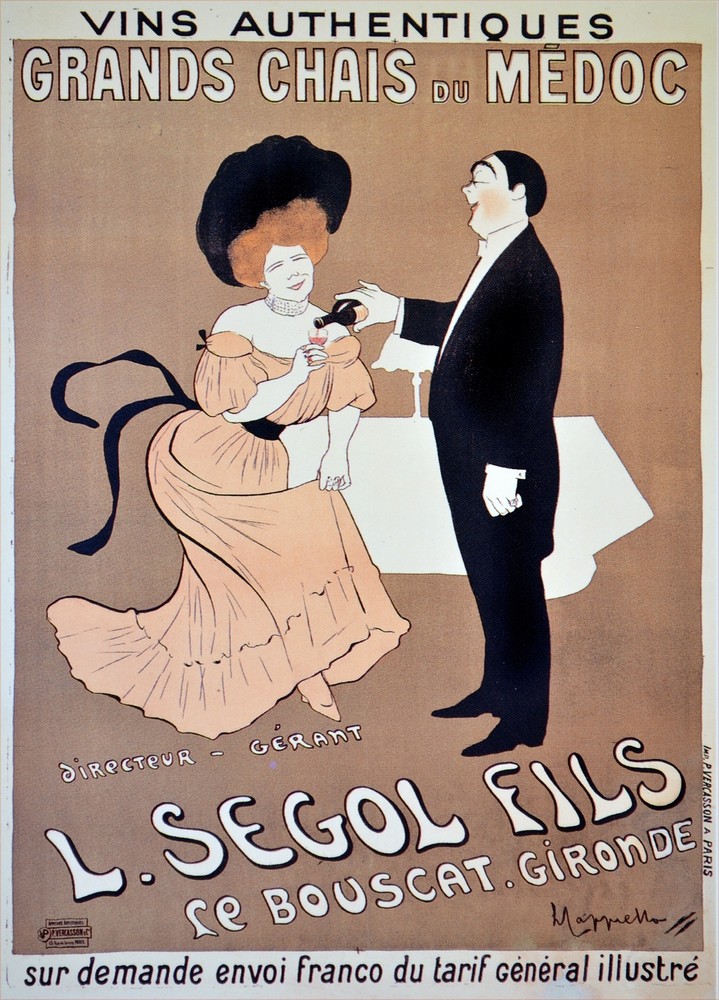 Vins Authentiques L. Segol fils. Film Decor Poster. Home Graphic Art Design 3928