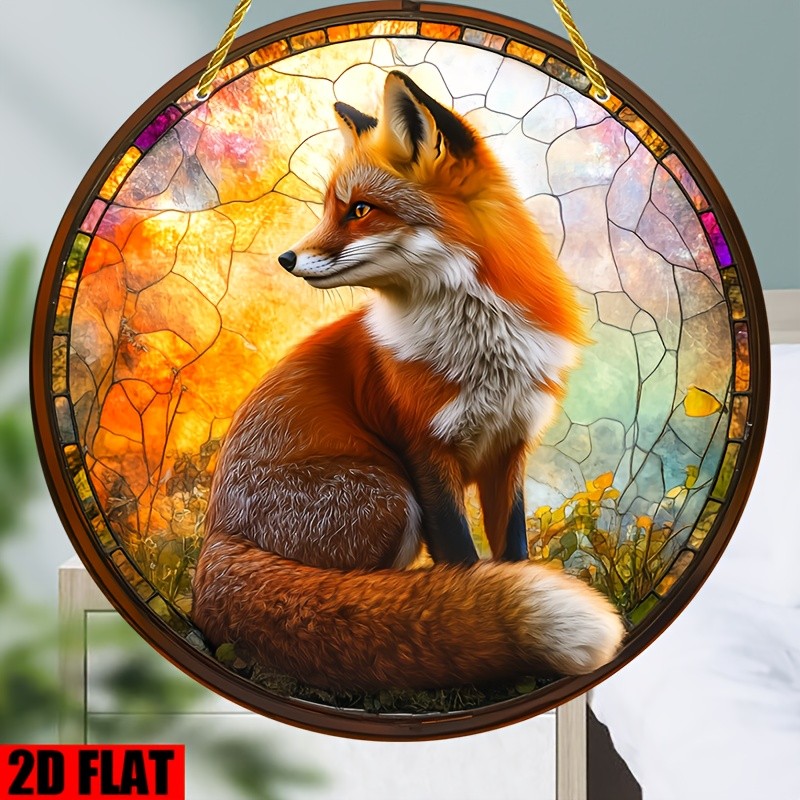 2D Flat Acrylic Round Sign 8x8 Summer Home Porch Decor