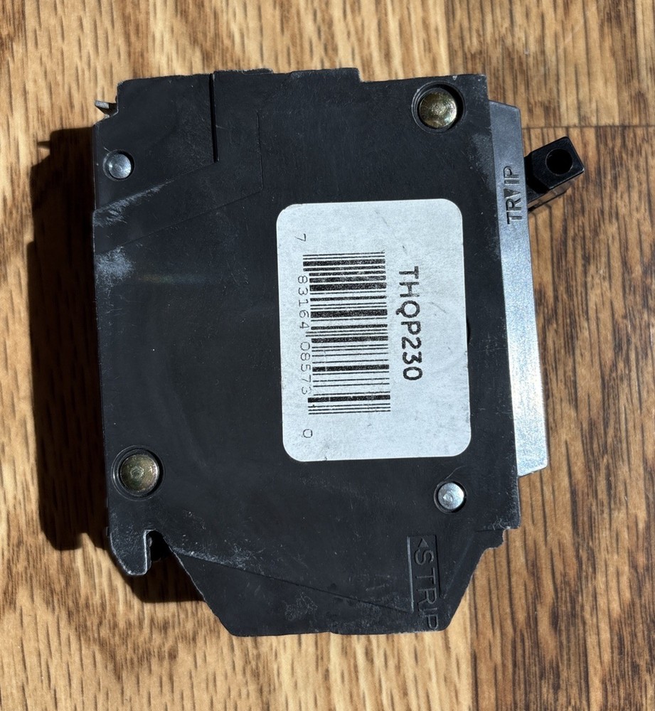 Surplus GE THQP230 THQP2130 2 pole 30 amp Plug in 120/240v Circuit Breaker