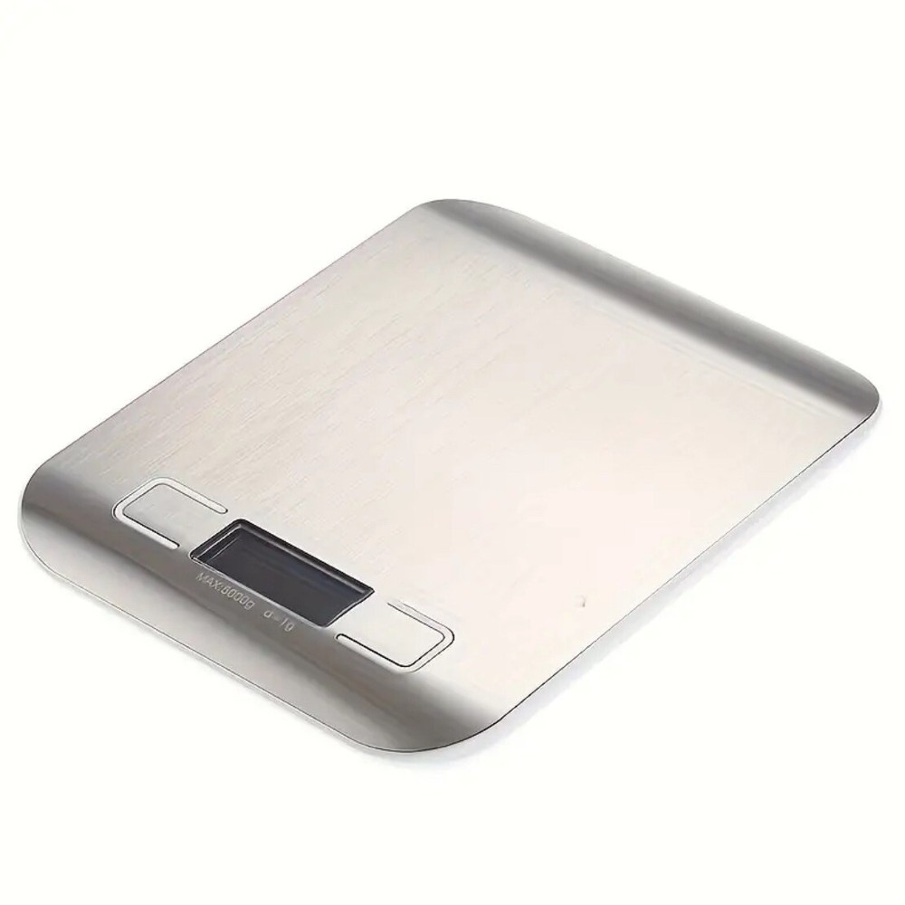 Digital Kitchen Scale 304 Stainless Steel Weigh Up To 11lbs/5kg, 0.1g Accuracy