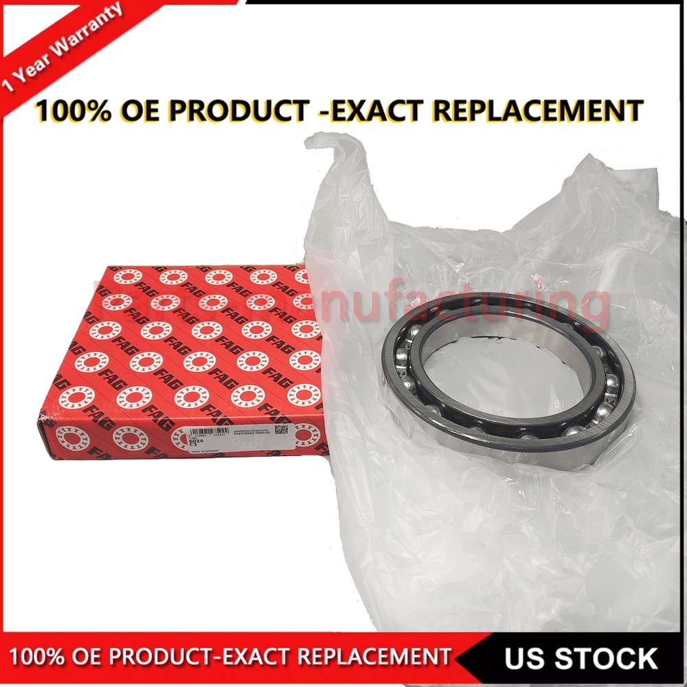 FAG 6024 C3 Deep Groove Ball Bearing 120x180x28mm Open No Seals