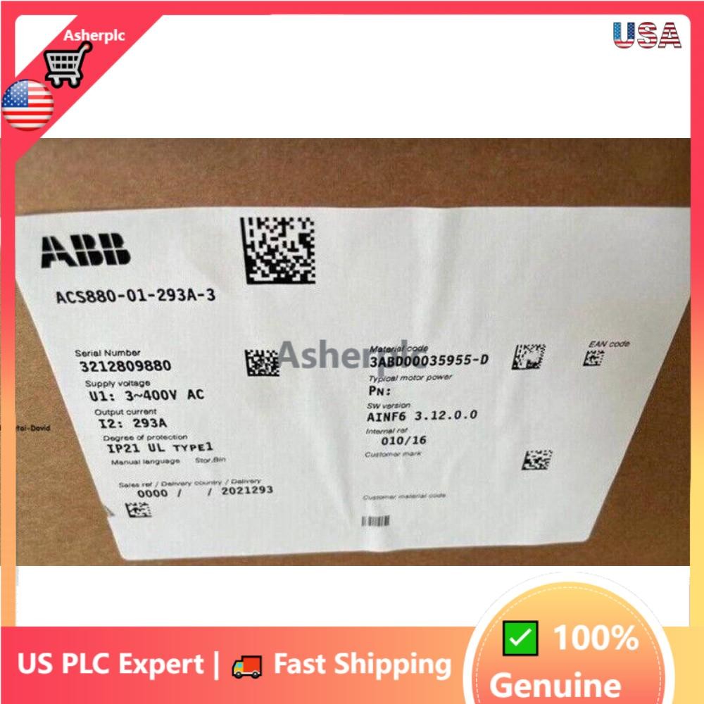 ACS880-01-293A-3 ABB Frequency Converter Brand New in Box