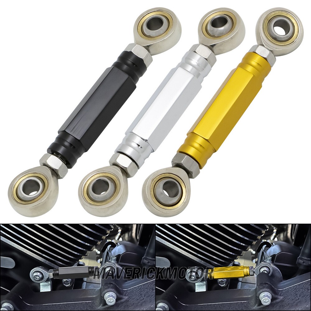 Mid-Control Adjustable Shift Linkage Rod For Harley Dyna FXDWG M8 Softail FXR