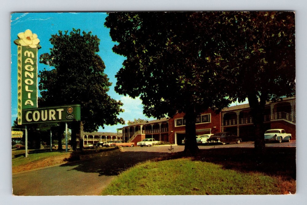 Little Rock AR-Arkansas, Magnolia Hotel Court, Vintage Postcard