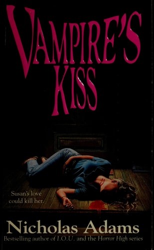 Vampire's Kiss by Adams, Nicholas, Good Book