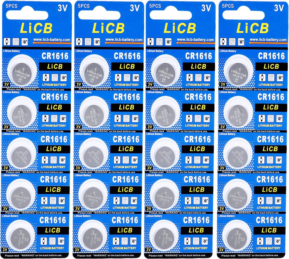 CR1616 Battery,Long-Lasting & High Capacity CR1616 Lithium Batteries,3 Volt Coin