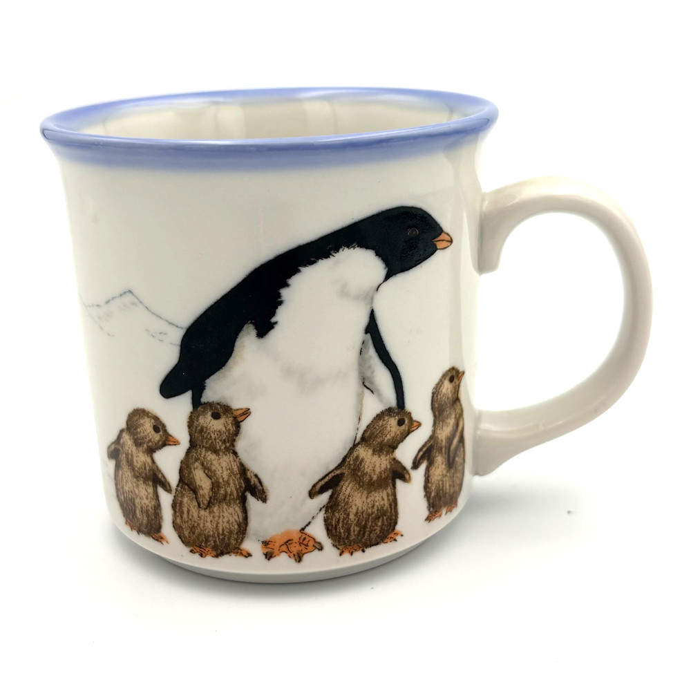 Vintage Otagiri Hand‑Painted Penguin Mug – Made in Japan