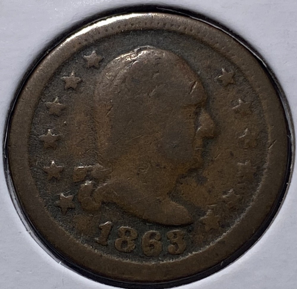 1863 Wilson's Civil War Medal Token CW-1 CWT U.S. History Collectible