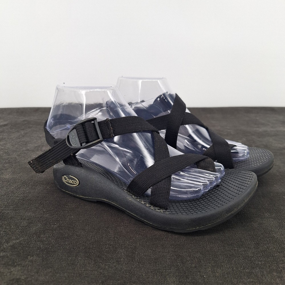 Women's Chaco Z Cloud Sport Sandals Size W6 Black Strappy  