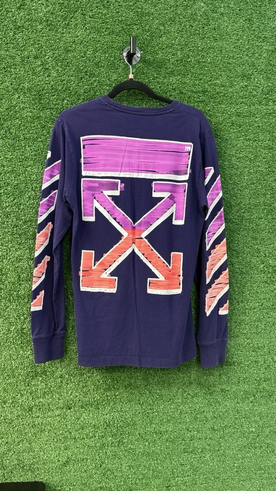 Off-White Marker Arrows long-sleeve cotton T-shirt Size S