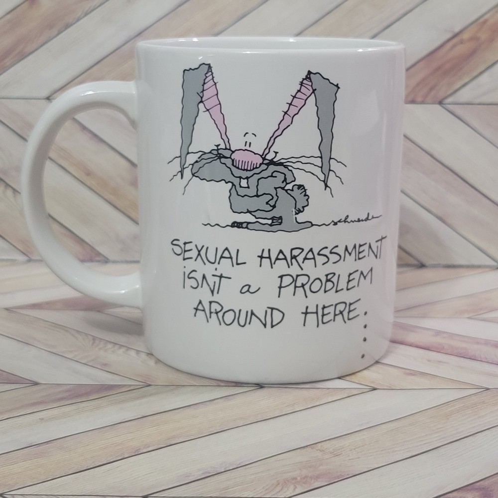 Russ Berrie Understatements  Coffee Tea Cup Mug Humorous Novelty Bunny - VTG  --