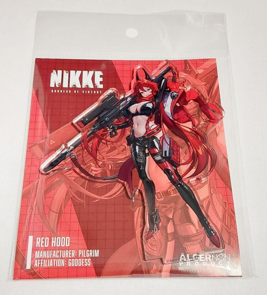 Red Hood Acrylic Stand – Nikke Anime Official Merch