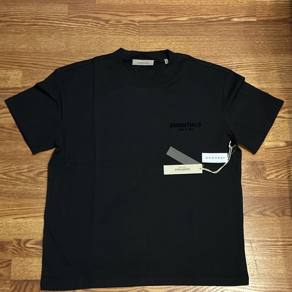 Fear of God Essentials Black  T-Shirt Cotton size XL oversized fit,fits 2XL