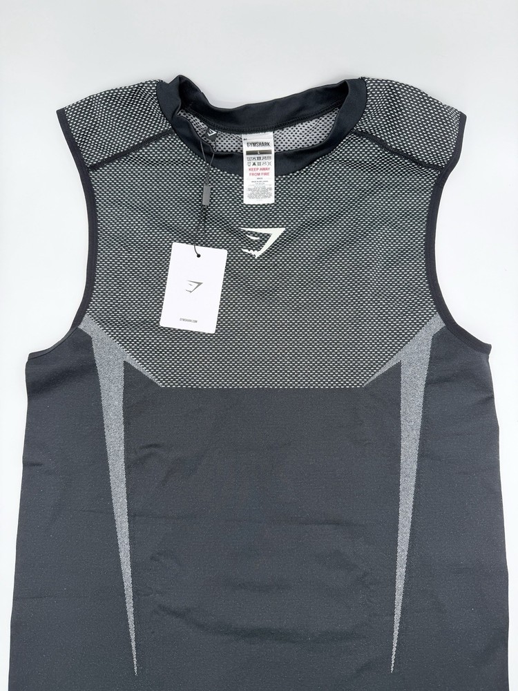 Gymshark Grey Onyx 5.0 Workout Tank Top Men’s Size Large