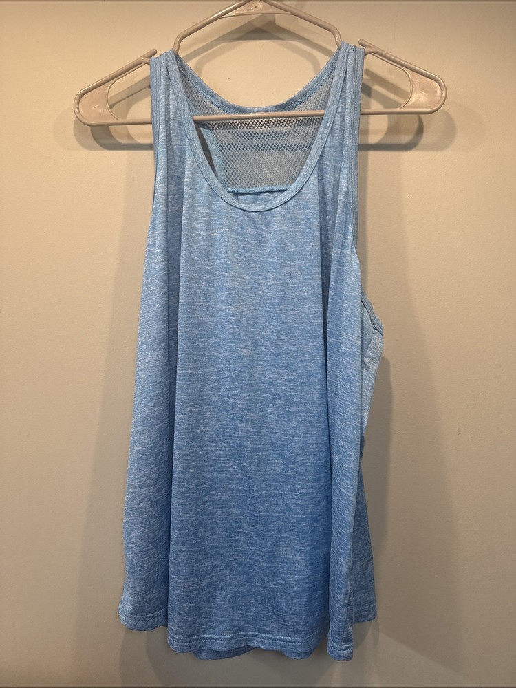 ICTIVE Blue Racerback Tank Top Women’s Athletic Workout Mesh Back XXL
